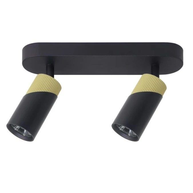 Lampa sufitowa NEO BLACK GOLD 2xGU10 ML0281 Milagro - obrazek 1