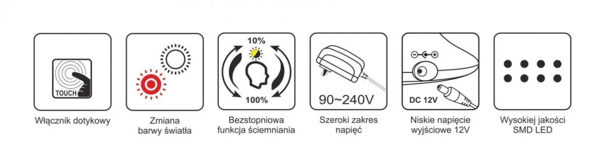 Lampka biurkowa K‑BL1527 BIAŁY z serii BOLEK Kaja Lighting - obrazek 3