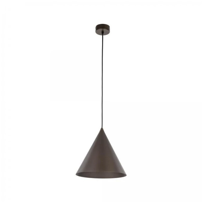 Lampa wisząca brązowa metalowa klosz o średnicy 25cm CONO 10037 TK Lighting - obrazek 1