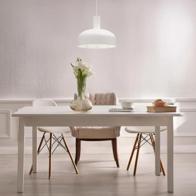 Lampa wisząca VISBY WHITE 1xE27 MLP1552 Milagro - obrazek 3