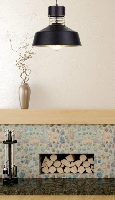 Lampa wisząca nowoczesna loftowa 1xE27 TITANIUM GOLD/BLACK - obrazek 2