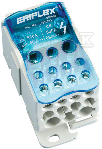 Blok dystrybucyjny jednopolowy 500A 569060 - obrazek 1