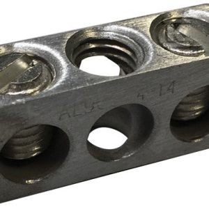Listwa uziemiająca 2 podłączenia cynowane aluminium 568710 Listwa uziemiająca 2 podłączenia cynowane aluminium 568710