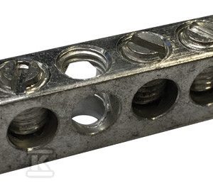 Listwa uziemiająca 4 podłączenia cynowane aluminium 568711 Listwa uziemiająca 4 podłączenia cynowane aluminium 568711