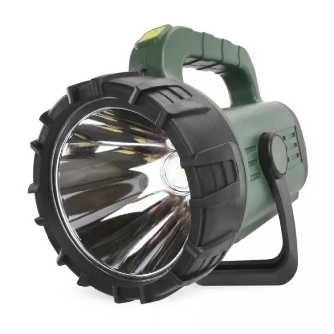 Latarka akumulatorowa LED 10W 380lm AGM 4V/4Ah /zasilacz + ładowarka samochodowa/P2315 - obrazek 1