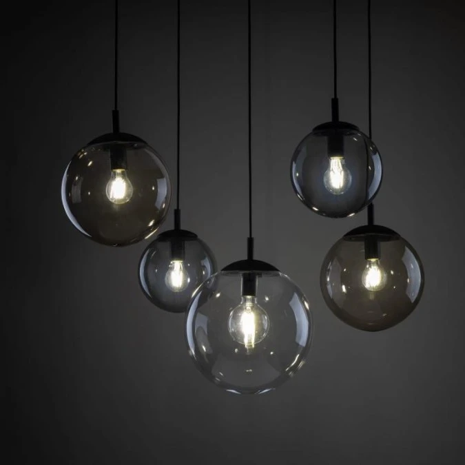 Lampa wisząca z kloszami na długich linkach ESME 5xE27 4796 TK Lighting - obrazek 3