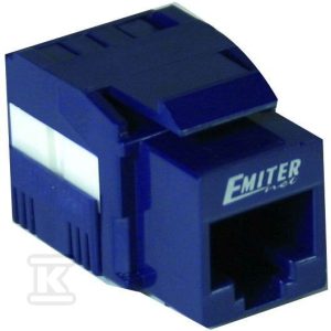 Gniazdo UTP RJ 45 kat. 5e keystone niebieskie DCN/FA-682MK-8-C5E Gniazdo UTP RJ 45 kat. 5e keystone niebieskie DCN/FA-682MK-8-C5E