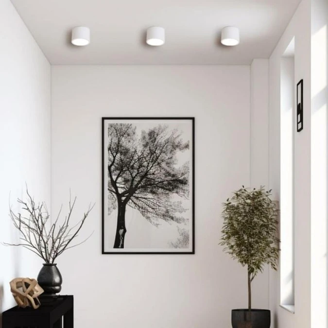Lampa sufitowa Kendal oprawa natynkowa 1 x GX53 biała LP‑6331/1SM IP65 WH Light Prestige - obrazek 3