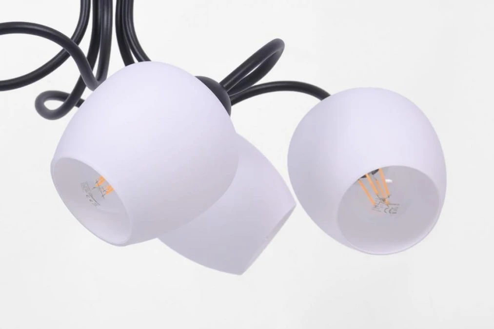 Lampa sufitowa BELLA matowe białe klosze, do salonu K‑5186 Kaja Lighting - obrazek 1