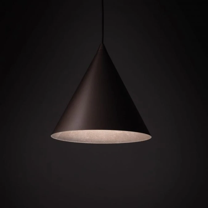Lampa wisząca brązowa metalowa klosz o średnicy 25cm CONO 10037 TK Lighting - obrazek 2