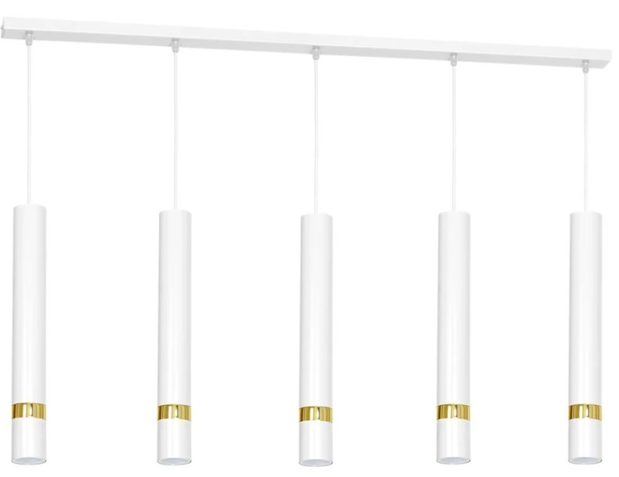 Lampa wisząca JOKER WHITE/GOLD 5xGU10 MLP6122 Milagro - obrazek 1