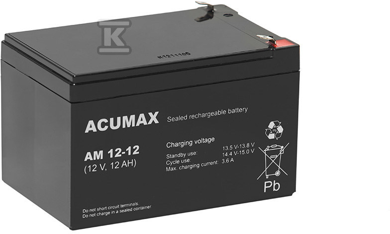 Akumulator ACUMAX AM 12-12 T/AK-12012/0105-T2