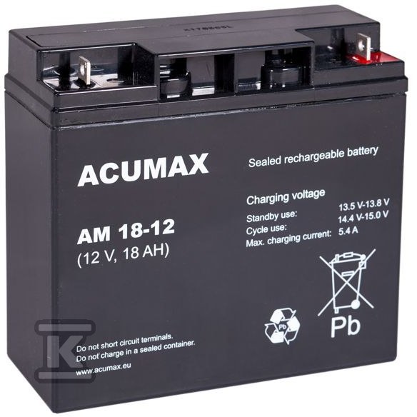 Akumulator Acumax AM 18-12 T/AK-12018/0106-TX