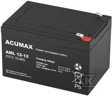 Akumulator ACUMAX AML 12-12 T/AK-12012/0110-TX