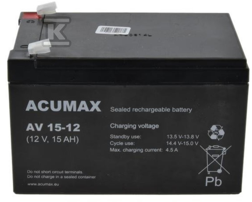 Akumulator Acumax AV 15-12 T/AK-12015/0105-TX