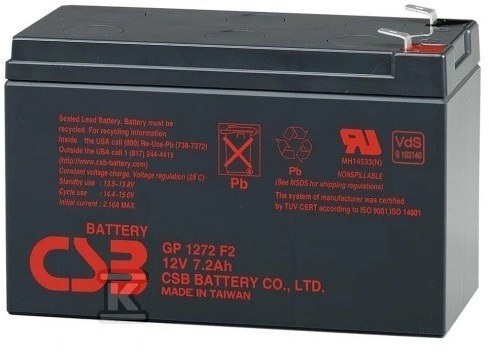 Akumulator CSB GP 1272 [7,2Ah] T/AK-12007/0806-T2