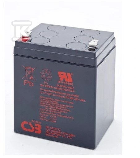 Akumulator CSB HR 1221WF2 [5,1Ah] T/AK-12005/0806-T2
