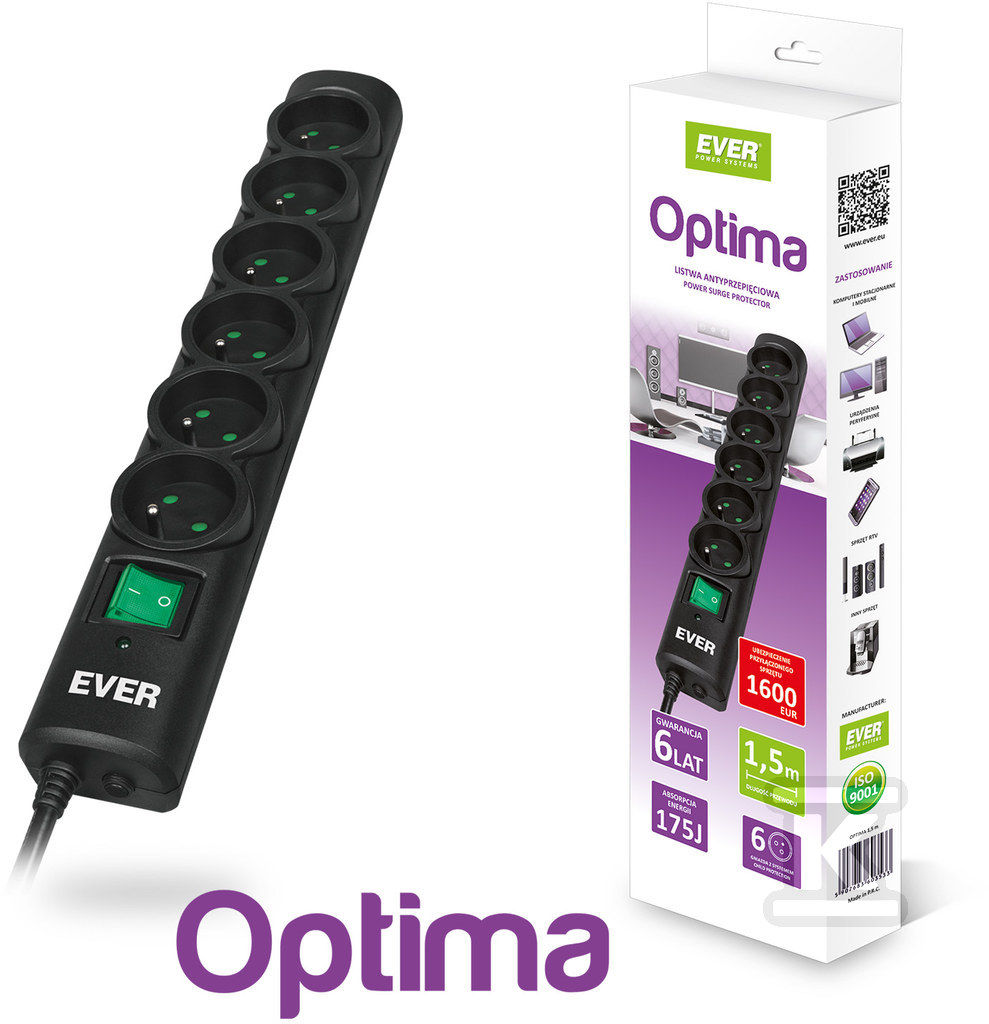LISTWA ANTYPRZEPIĘCIOWA EVER OPTIMA 5,0m T/LZ08-OPT050/0000 - obrazek 1