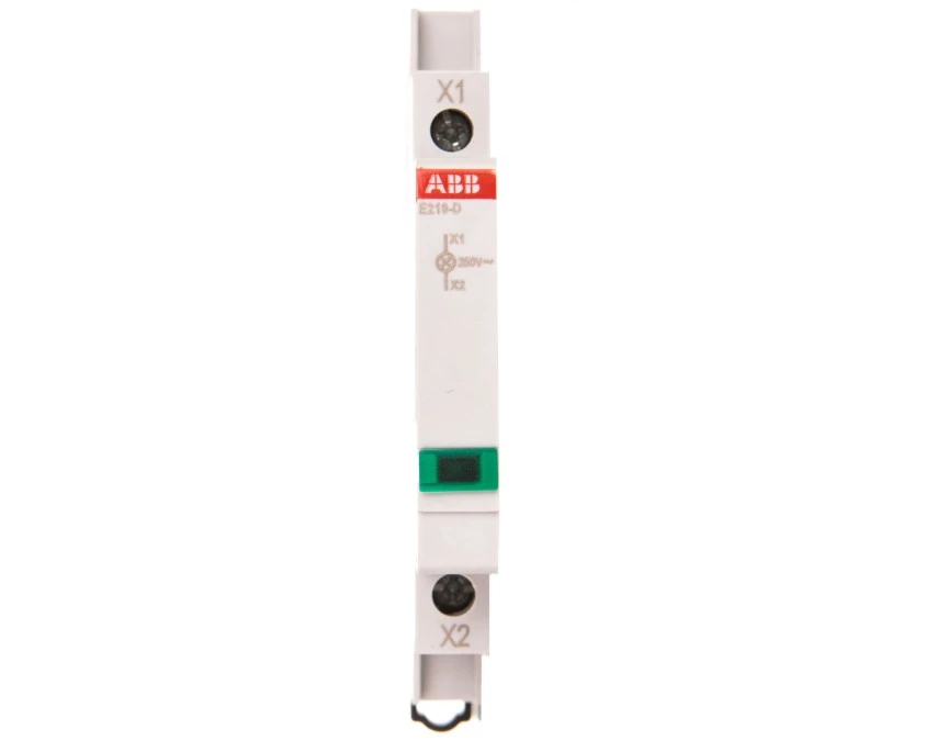 Lampka modułowa 1‑fazowa zielona 115‑250V AC E219‑D 2CCA703402R0001 - obrazek 2