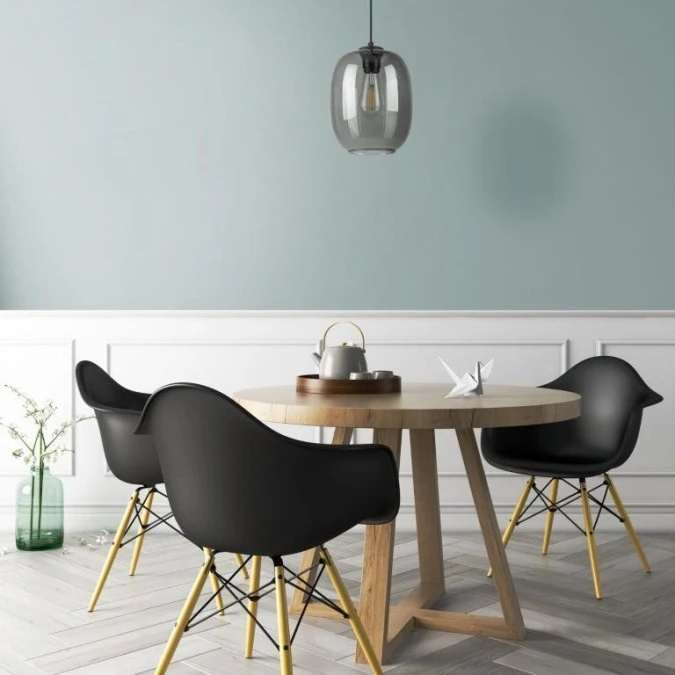 Lampa wisząca szklana z grafitowym kloszem ELIO 1xE27 5971 TK Lighting - obrazek 2