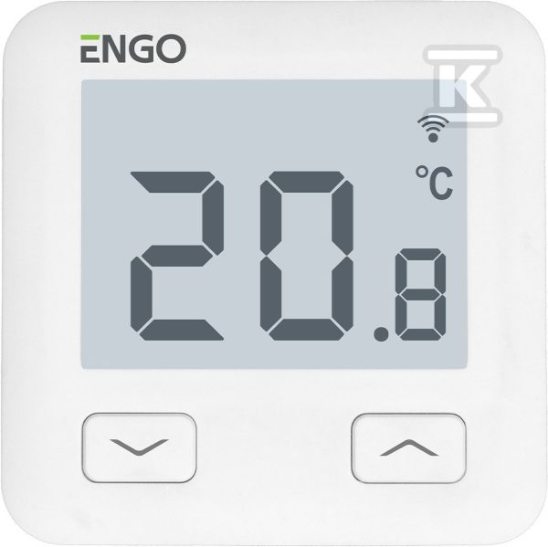 Regulator temperatury internetowy ENGO E10-W podtynkowy, biały, 230V 932312902