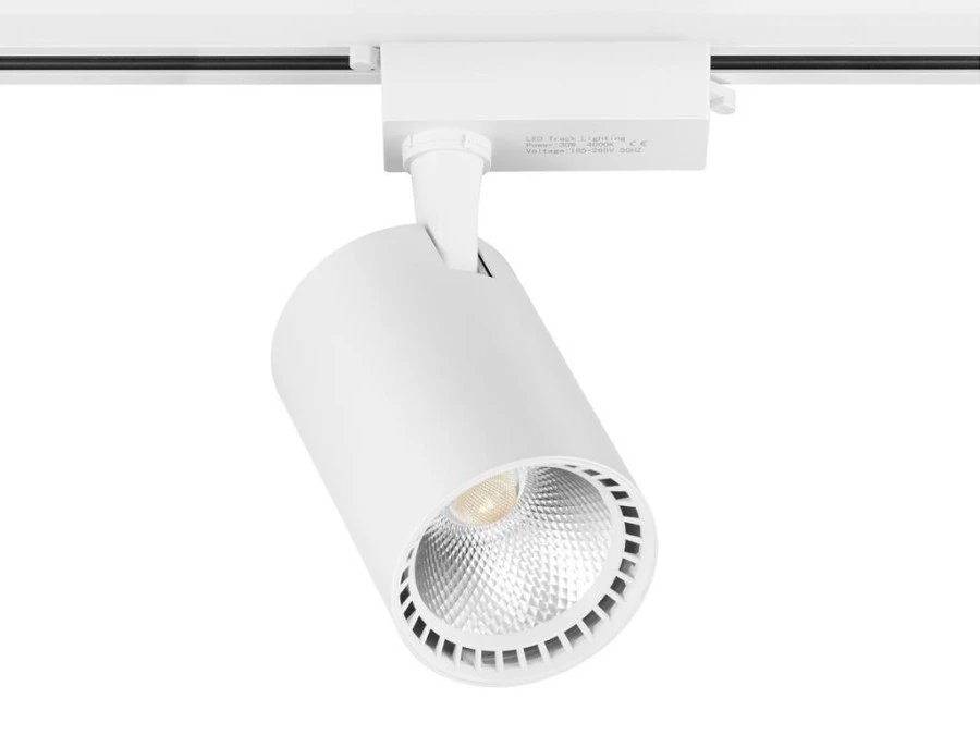 Lampa Szynowa LED 20W 4000K ECO Biała Jednofazowa - obrazek 1