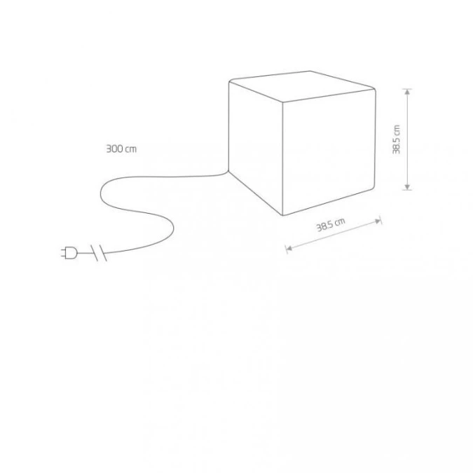 LAMPA STOJĄCA IP44 CUMULUS CUBE M 8966 Nowodvorski - obrazek 3