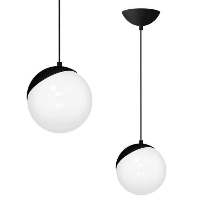 Lampa wisząca SFERA BLACK 1xE27 60W MLP5739 Milagro - obrazek 1