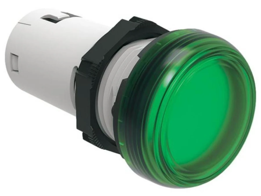 Lampka sygnalizacyjna LED jednoczęściowa zielona 110…125VDC LPMLF3 - obrazek 1