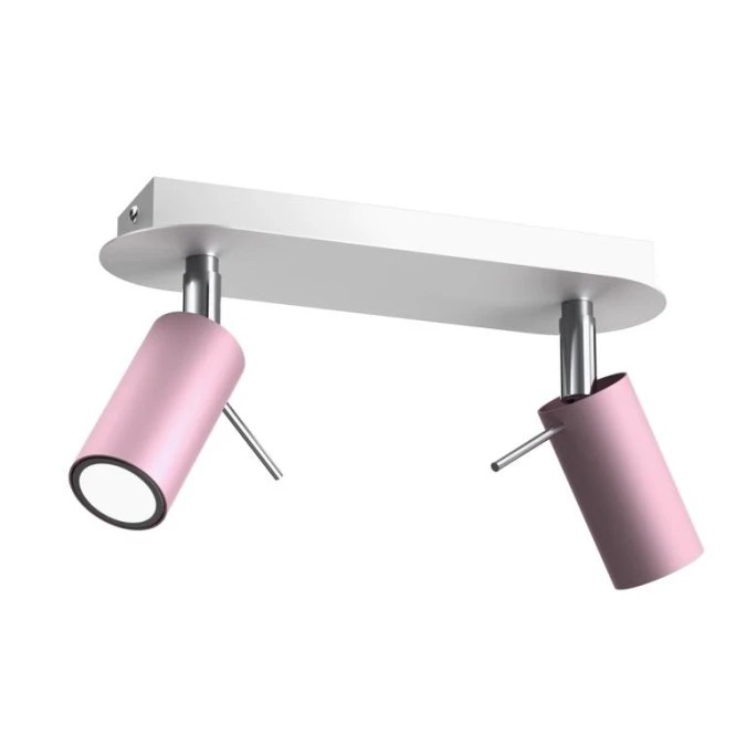 Lampa sufitowa PRESTON PINK/WHITE 2x mini GU10 MLP7627 Milagro - obrazek 1