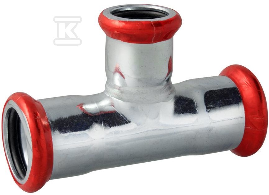 Trójnik redukcyjny zaprasowywany 108×28×108 CARBON STEEL CZTR-10828108 - obrazek 1