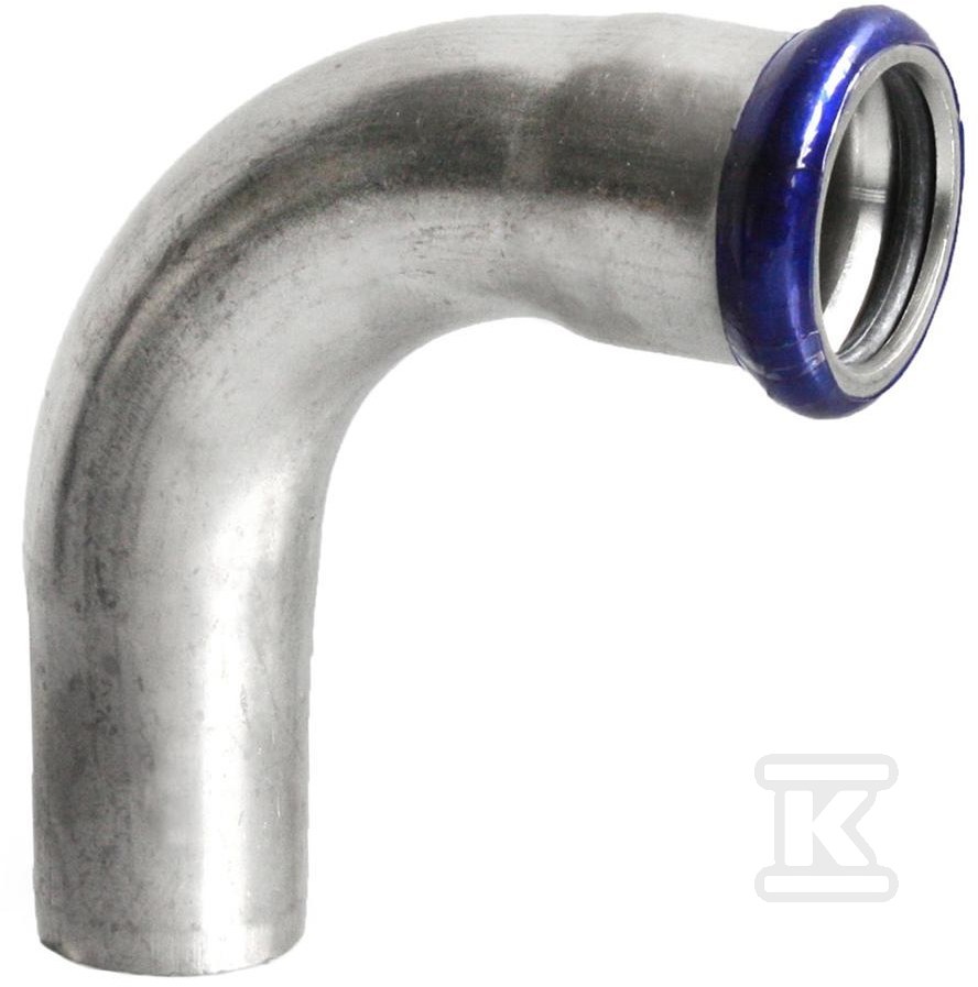 Kolano jednokielichowe 90°zapras. 15×15 INOX STEEL IZ1K90-15 - obrazek 1