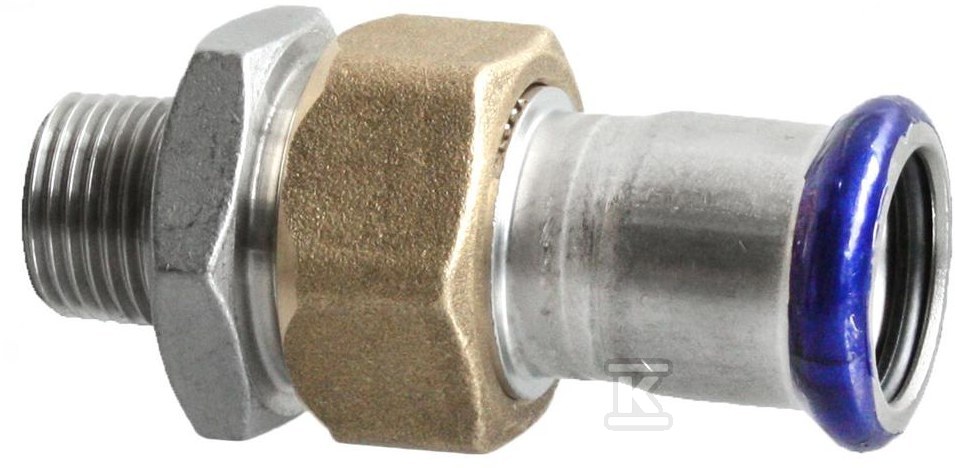Śrubunek GZ- 18 R1"/2" 18-R 1/2" INOX STEEL IZZS-1812 - obrazek 1