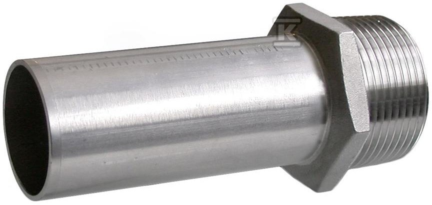 Mufa bosa GZ wtykowa 18-R 1/2" INOX STEEL IZZWTZ-1812 - obrazek 1