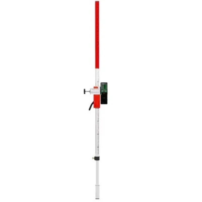 Łata niwelacyjna 3,5m, laserowa, z reg., zacisk.: LLN‑350