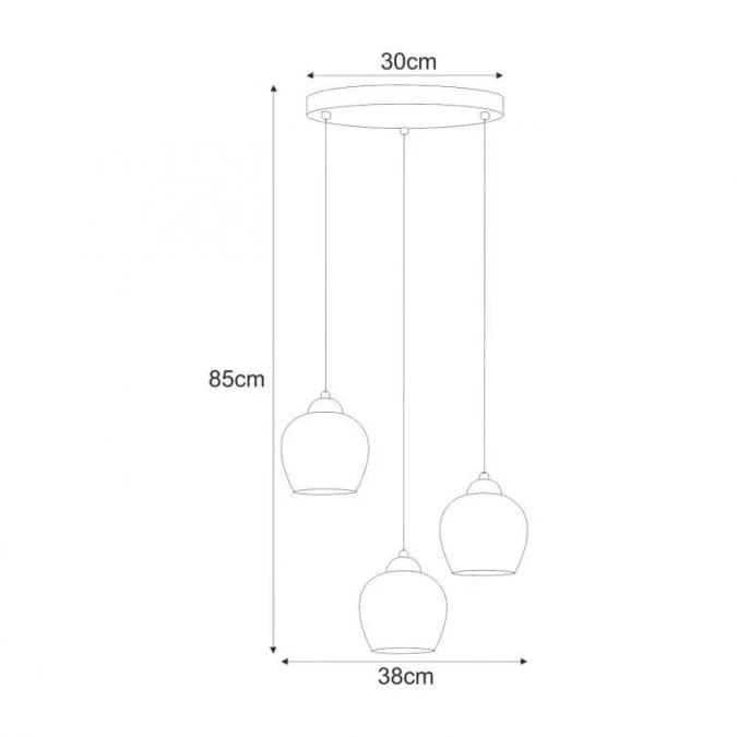 Lampa wisząca K‑5611 z serii NIRA Kaja Lighting - obrazek 2