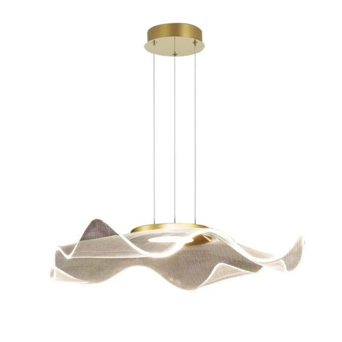 Lampa wisząca LARGO 16W LED ZŁOTY 4000K 16W LED IP20 ML1042 Milagro - obrazek 1