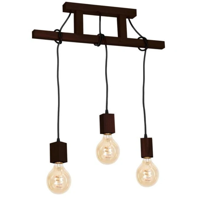 Lampa Wisząca JACK 3xE27 Orzech MLP4360 Milagro - obrazek 3