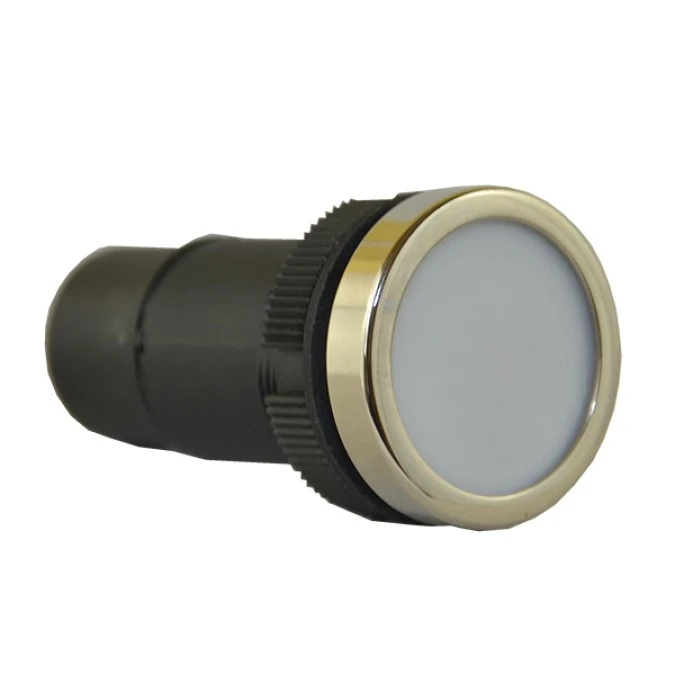 Lampka dwubarwna MD22, 12‑30V AC/DC, klosz płaski, żółto‑czerwona, W0‑LD‑MD22DUO24P GC