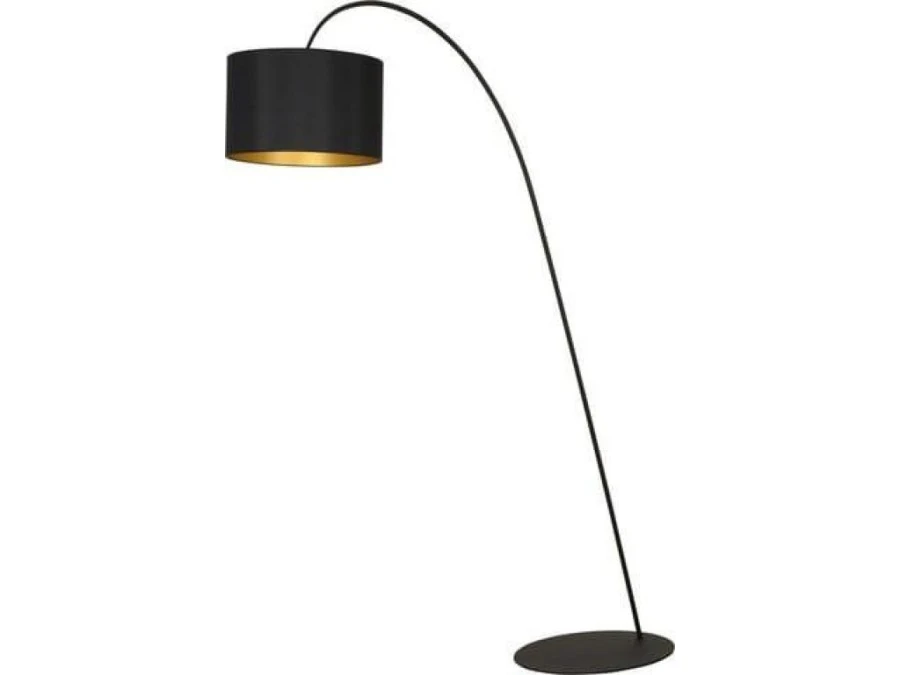 LAMPA PODŁOGOWA ALICE CZARNO‑ZŁOTA 4963 Nowodvorski