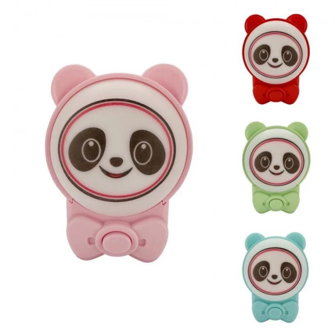 Lampka wtykowa panda, 1W, 30lm, IP20, 2CCT ANDY (kolor losowy: różowy/niebieski/zielony/czerwony) HOROZ - obrazek 3