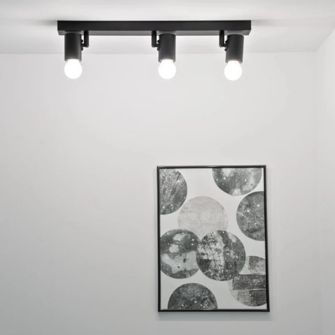 Lampa Sufitowa SPOT TUBA Reflektor Oprawa Halogenowa 3x E27 GLASA LUMILED - obrazek 1