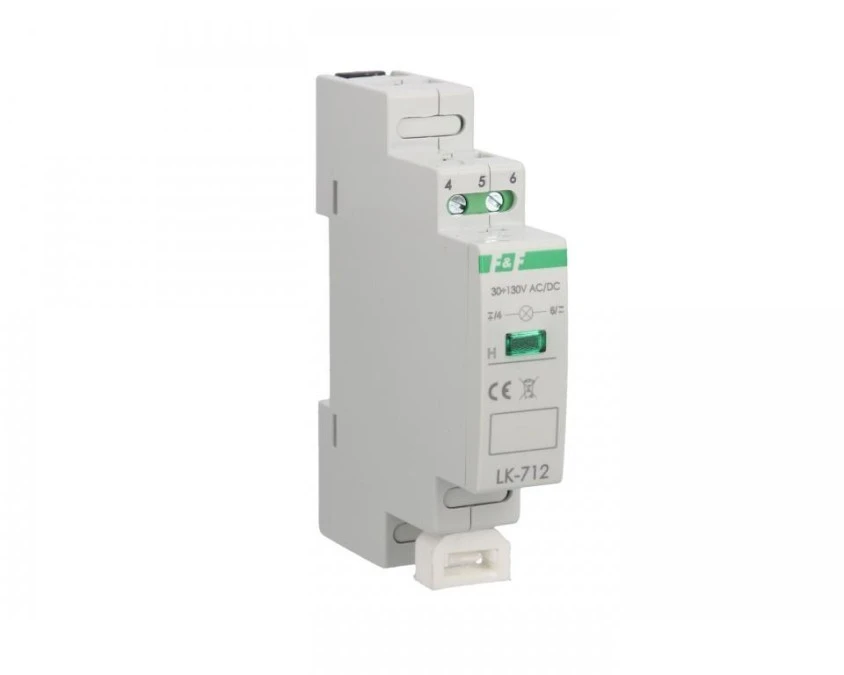 Lampka modułowa 1‑fazowa zielona 30‑130V AC/DC LK‑712G‑30‑130V - obrazek 3