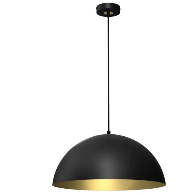 Lampa wisząca BETA BLACK/GOLD 1xE27 45cm MLP7973 Milagro - obrazek 1
