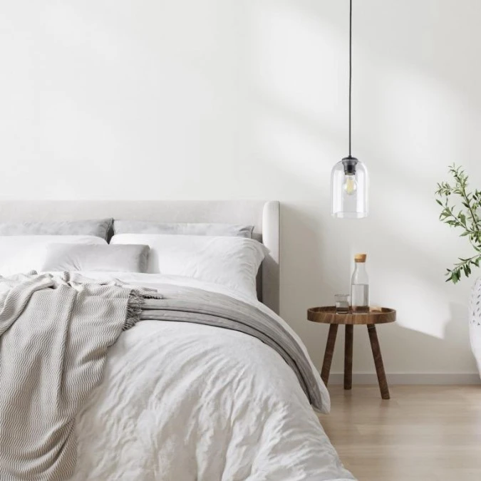 Lampa wisząca ze szklanym, przezroczystym kloszem 1xE27 MOLLY TRANSPARENT 1 10300 TK Lighting - obrazek 2