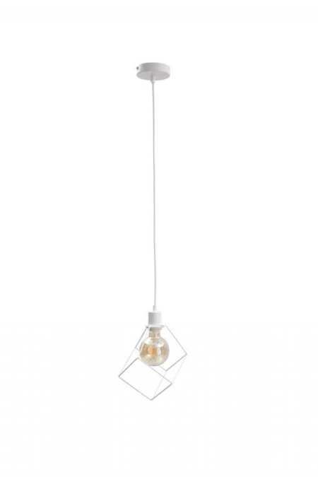 Lampa wisząca loftowa 1xE27 RUBEN WHITE - obrazek 1
