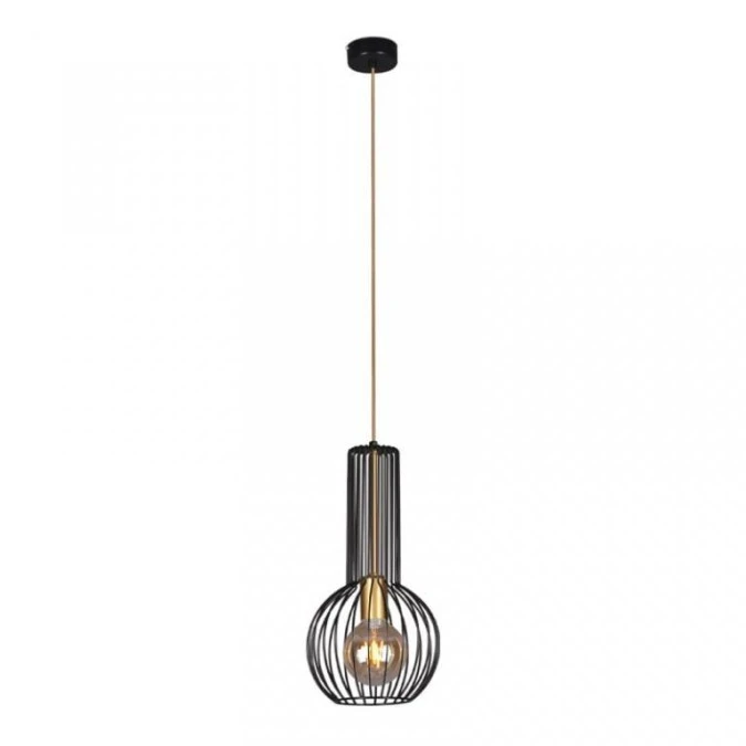 Lampa wisząca dekoracyjna do kuchni nad wyspę z serii ARVI BLACK K‑4520 Kaja Lighting - obrazek 1