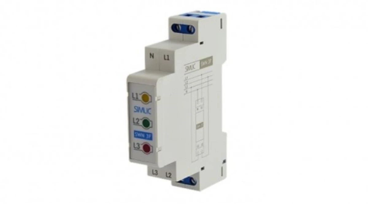 Lampka modułowa 3‑fazowa czerwony/żółty/zielony LED SIMLIC SWN 85132012 - obrazek 1
