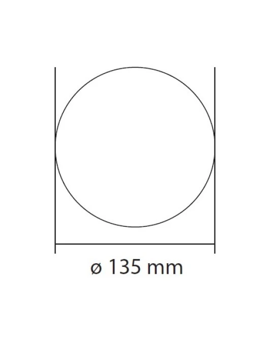 Lampa Ścienna LED VT‑741 6W 3000K 660lm IP65 Okrągła Biała 7524 - obrazek 3