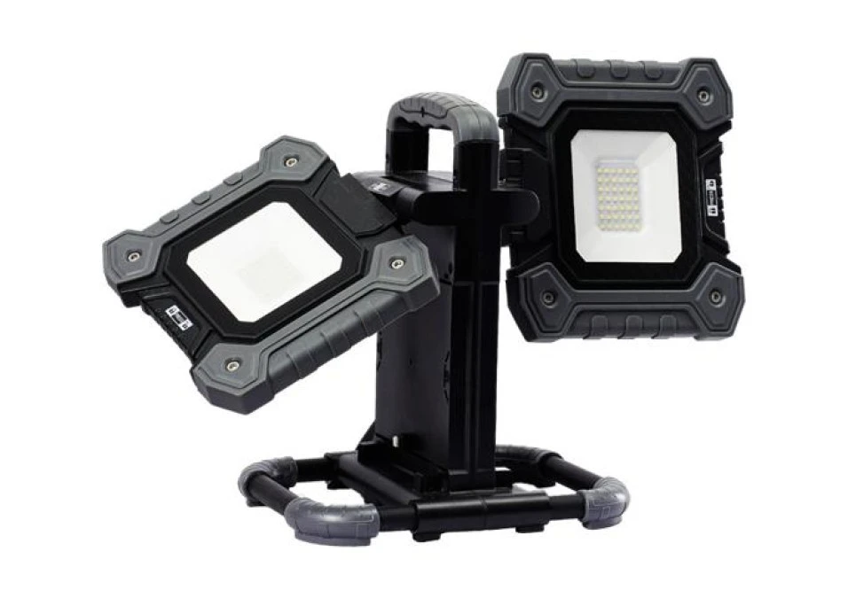Lampa przenośna 60W (2x30W) LED SMD LS2x30AW 6500K 6300lm IP54 16103 - obrazek 3